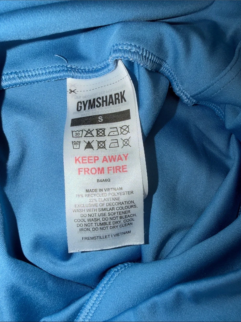 Gymshark Blue Performance Leggings